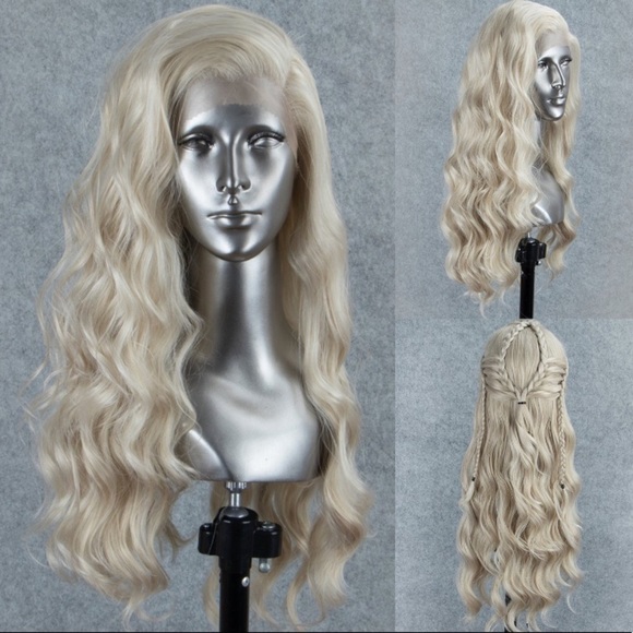 ?Fioni 22” Platinum Blonde Lace Front Wig *NWT*? main image 7